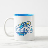 Cottey College Comets Zweifarbige Tasse (Links)