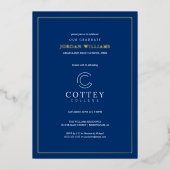Cottey College Folieneinladung (Vorderseite)