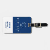 Cottey College Gepäckanhänger (Vorderseite horizontal)