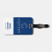 Cottey College Gepäckanhänger (Rückseite horizontal)