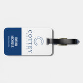 Cottey College Gepäckanhänger (Rückseite horizontal)