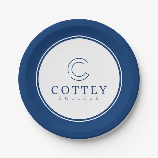 Cottey College Pappteller (Vorderseite)