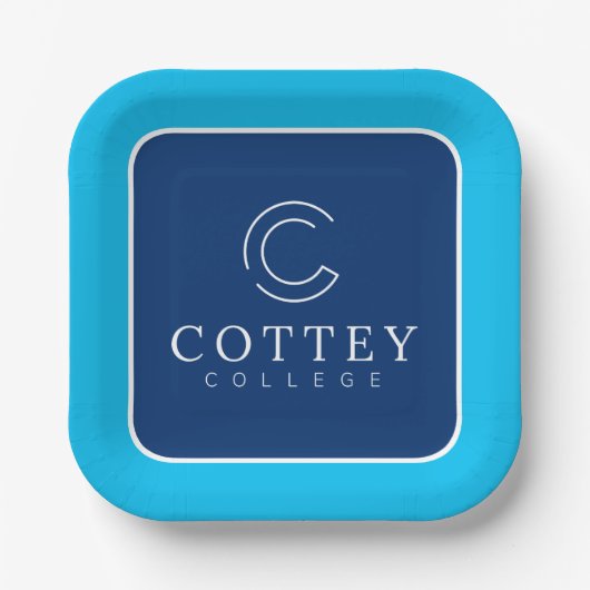 Cottey College Pappteller (Vorderseite)