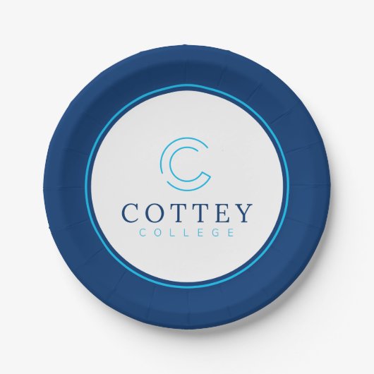 Cottey College Pappteller (Vorderseite)