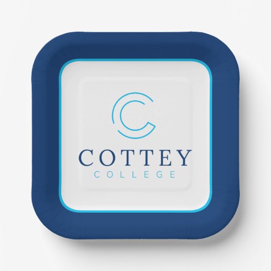 Cottey College Pappteller (Vorderseite)