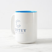 Cottey College Zweifarbige Tasse (Vorderseite Links)