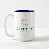 Cottey College Zweifarbige Tasse (Links)