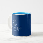 Cottey College Zweifarbige Tasse (Vorderseite Links)