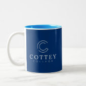 Cottey College Zweifarbige Tasse (Links)