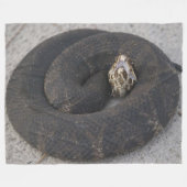 COTTOM MOUTH SNAKE FLEECEDECKE (Vorderseite (Horizontal))