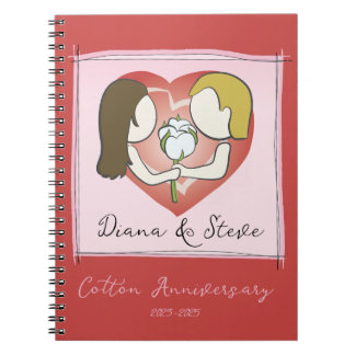 Cotton Anniversary Notizblock