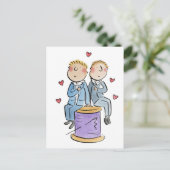 Cotton Anniversary Postkarte (Stehend Vorderseite)