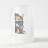 Cotton Bee Frosty Mattglas Bierglas (Vorderseite Links)