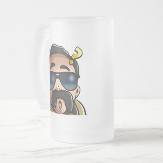 Cotton Bee Frosty Mattglas Bierglas (Vorderseite Links)