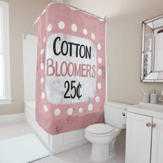 Cotton Bloomer 25 Cent Duschvorhang (Beispiel)