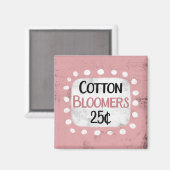 Cotton Bloomer 25 Cent Kühlschrank Magnet (Vorderseite/Rückseite)
