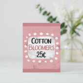 Cotton Bloomer 25 Cent Postkarte (Stehend Vorderseite)