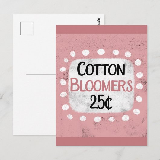 Cotton Bloomer 25 Cent Postkarte (Vorne/Hinten)
