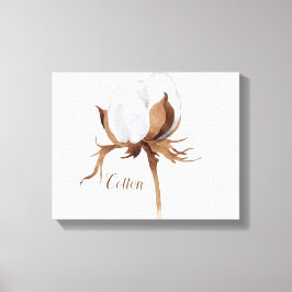Cotton Blume Aquarellbilder drucken Leinwanddruck