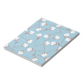 Cotton-Blume - Benutzerdefiniertes Muster Notizblock (Rotiert)