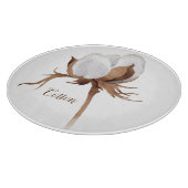 Cotton Blume Schneidebrett (Ecke)