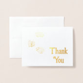 Cotton Blume Vielen Dank Folienkarte (Vorderseite mit Umschlag)