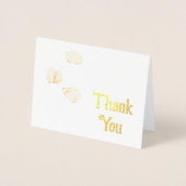 Cotton Blume Vielen Dank Folienkarte (Vorderseite)