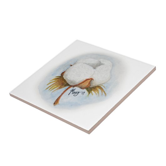 Cotton Boll Fliese (Seite)