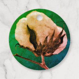 Cotton Boll Geschenkanhänger