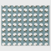 Cotton Boll Geschenkpapier (Flach)
