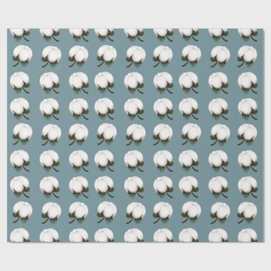 Cotton Boll Geschenkpapier (Flach)