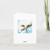 Cotton Boll Notecard Karte (Rückseite)