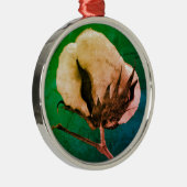 Cotton Boll Ornament Aus Metall (Rechts)