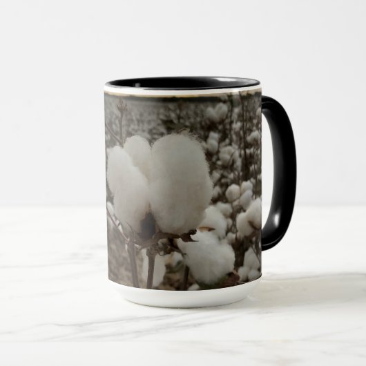 Cotton Boll Sunset Tasse (VorderseiteRechts)