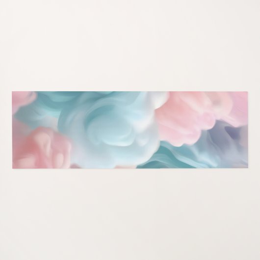 Cotton Candy Abstract Yogamatte (Rückseite (Horizontal))