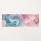 Cotton Candy Abstract Yogamatte (Vorderseite (Horizontal))