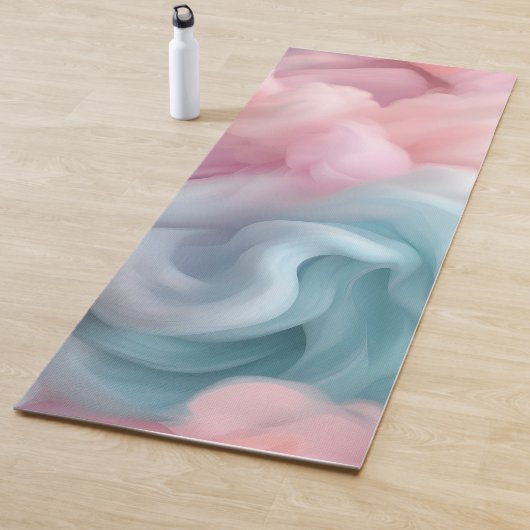 Cotton Candy Abstract Yogamatte (Beispiel)