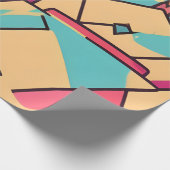 Cotton Candy Abstrakt Art Geschenkpapier (Ecke)