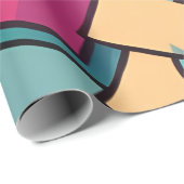 Cotton Candy Abstrakt Art Geschenkpapier (Rolleneckpunkt)