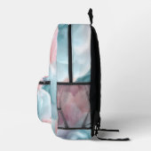 Cotton Candy Abstrakt Bedruckter Rucksack (Rechts)