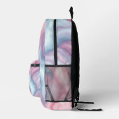 Cotton Candy Abstrakt Bedruckter Rucksack (Rechts)
