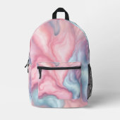 Cotton Candy Abstrakt Bedruckter Rucksack (Vorderseite)