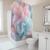 Cotton Candy Abstrakt Duschvorhang (Beispiel)