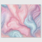 Cotton Candy Abstrakt Geschenkpapier (Flach)