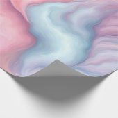 Cotton Candy Abstrakt Geschenkpapier (Ecke)