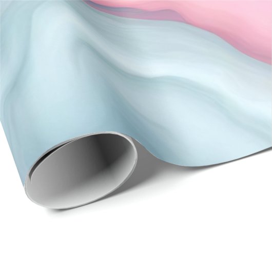 Cotton Candy Abstrakt Geschenkpapier (Rolleneckpunkt)