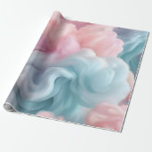 Cotton Candy Abstrakt Geschenkpapier (Ungerollt)
