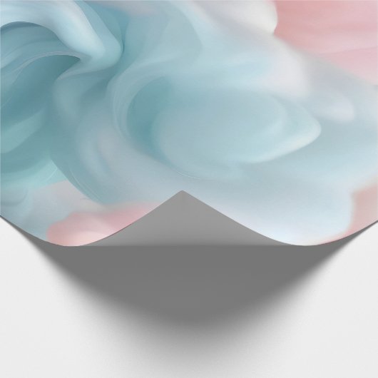 Cotton Candy Abstrakt Geschenkpapier (Ecke)