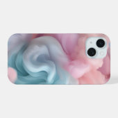 Cotton Candy Abstrakt iPhone 15 Hülle (Rückseite (Horizontal))