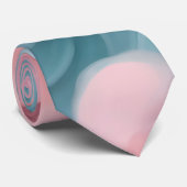Cotton Candy Abstrakt Krawatte (Gerollt)